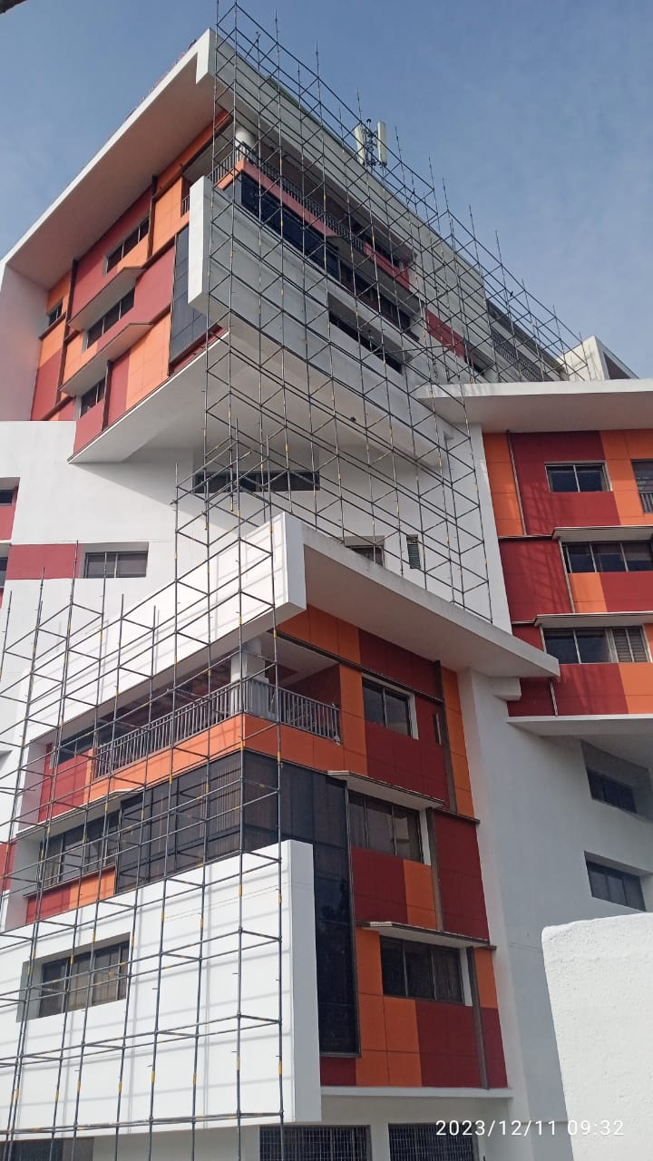 Residential Apartment Facade Scaffolding