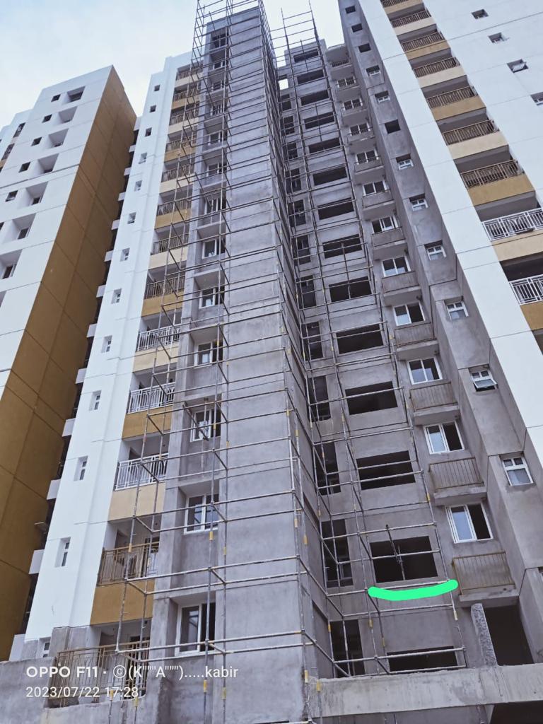 High-Rise Residential Tower Under Construction