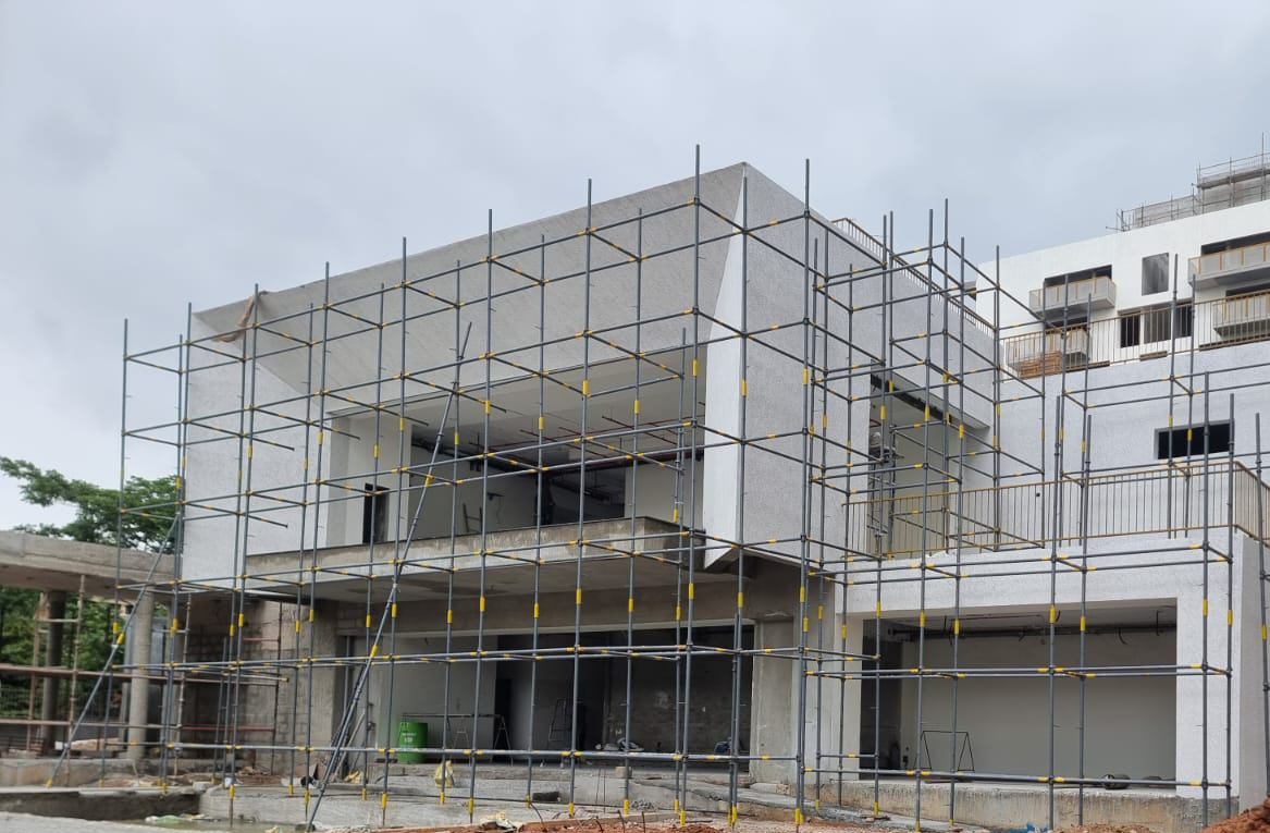 Commercial Retail Building Under Construction